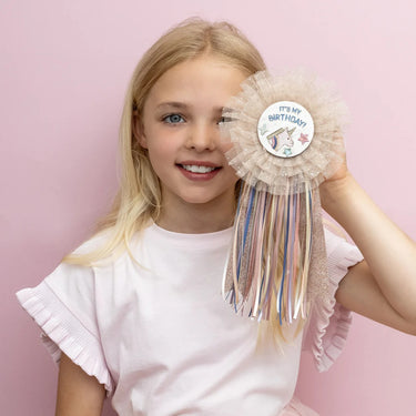 Unicorn Birthday Badge